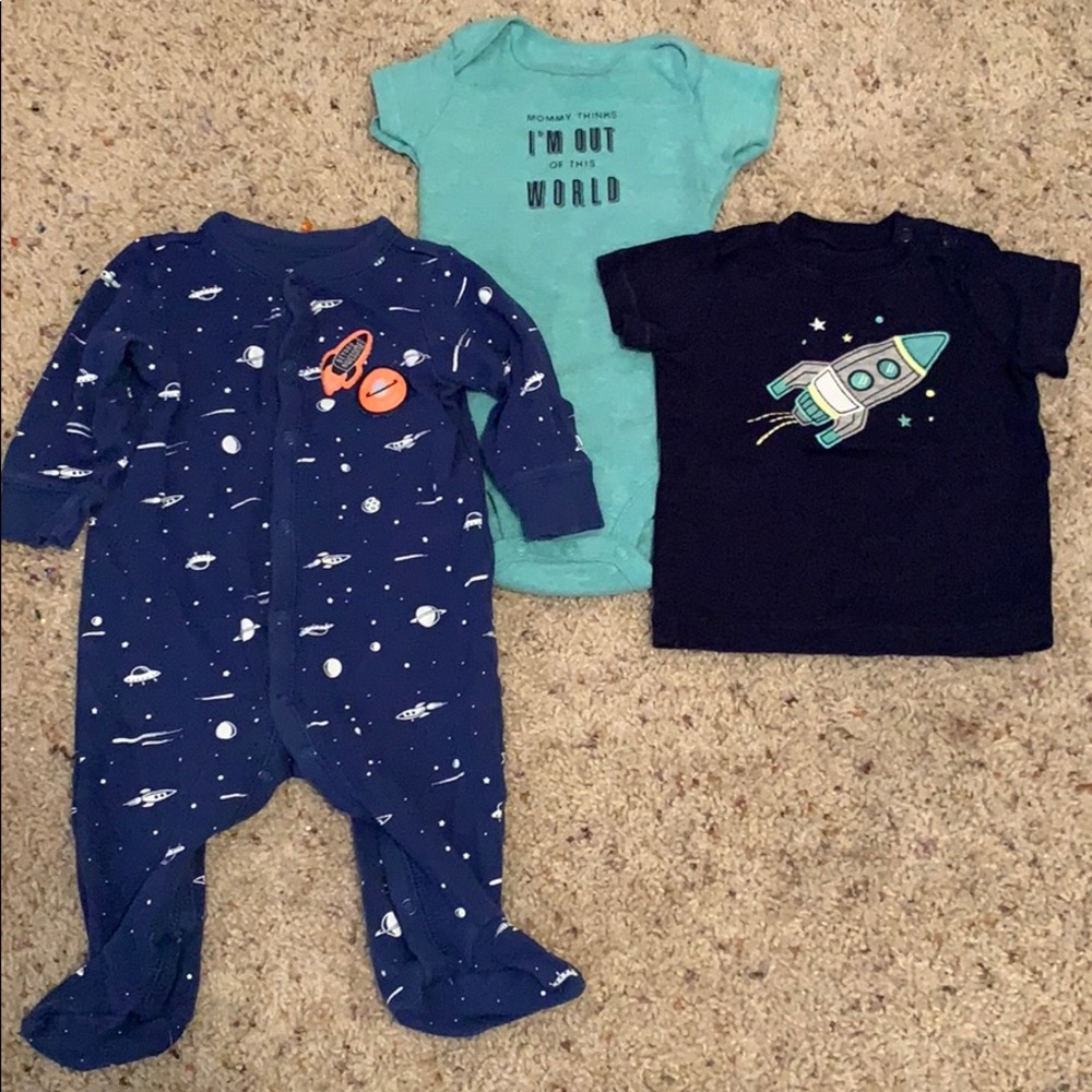 Space clothes, size 6 months